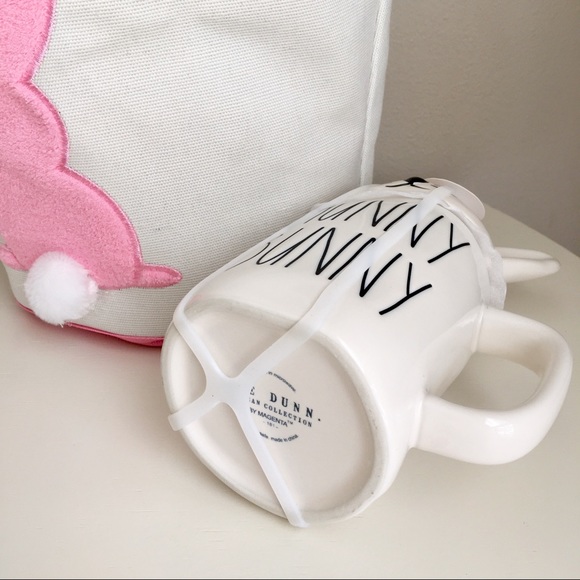 NWT {Rae Dunn} HUNNY BUNNY Mug Lid Topper Ears - Picture 3 of 5
